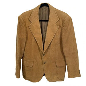 Alexander’s vintage men’s corduroy suit jacket tan brown size 40r